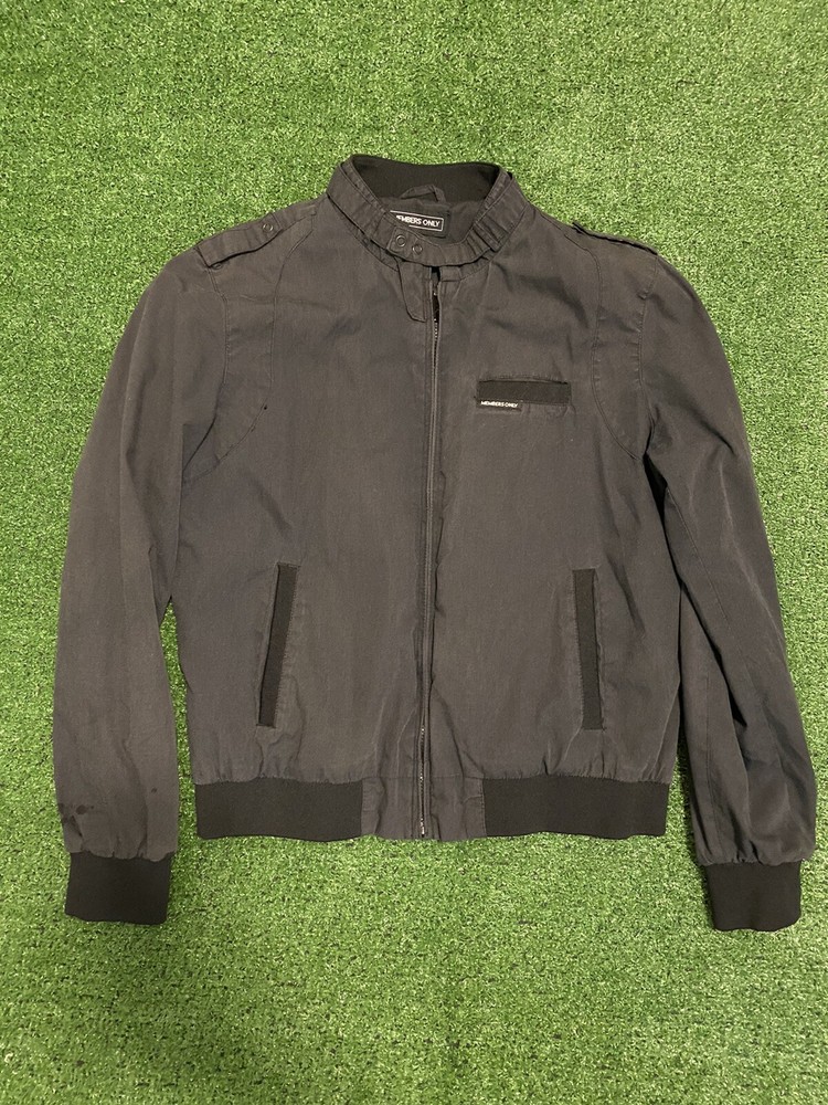 Members Only Black Bomber Jacket – Stylish & Timeless Outerwear  -image