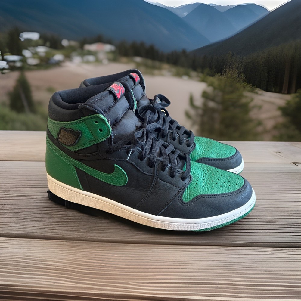 M244) Nike Air Jordan 1 Retro High OG Pine Green 2.0 555088-030 Men’s Size 13