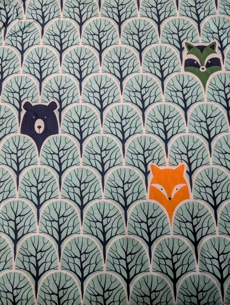Cotton Fabric 12,8m Animal Large Size Cheap Price High Quality 100% Cotton