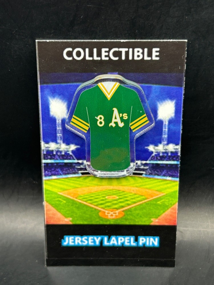 Oakland Athletics Rob Picciolo jersey lapel pin-Classic RETRO Collectible