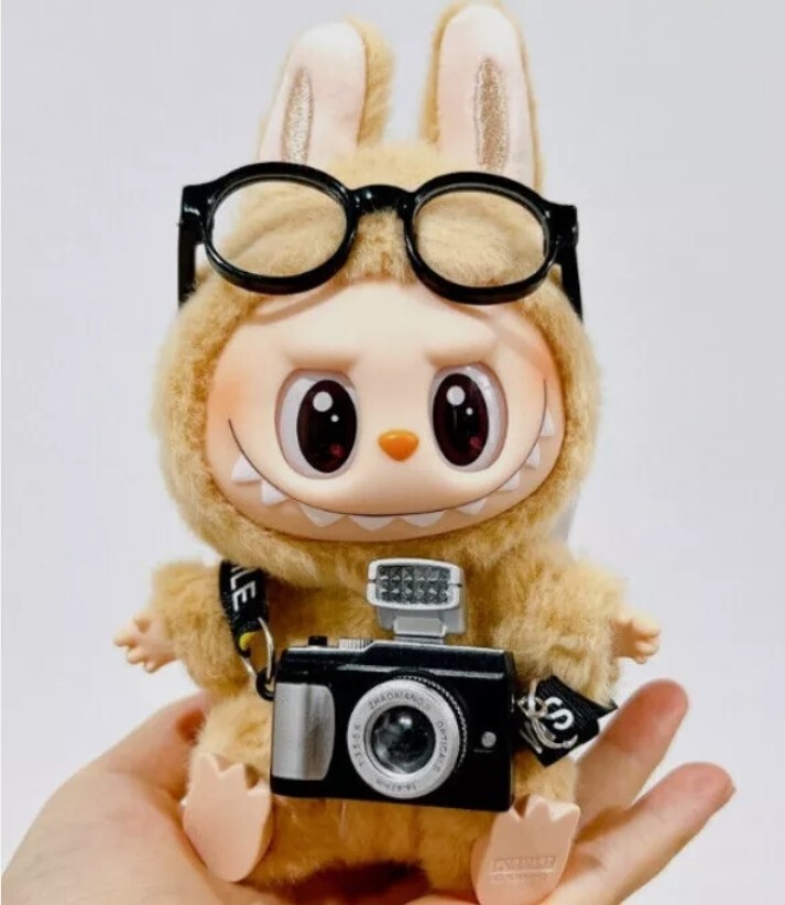 POP MART Monsters Labubu Glasses & Camera Accessory Set for Plush Doll
