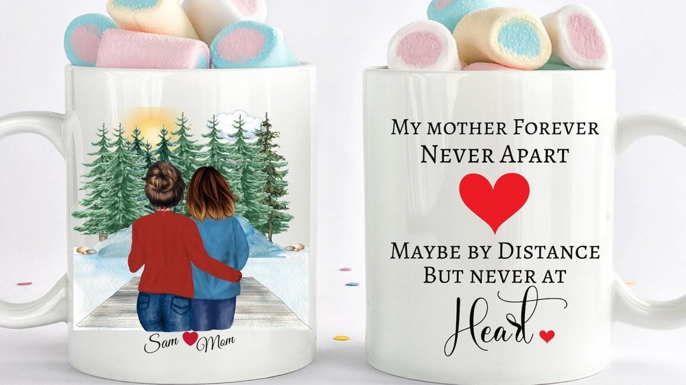 Custom World's Best Mom Coffee Mug - Personalized Mother's Day Gift From Daughter