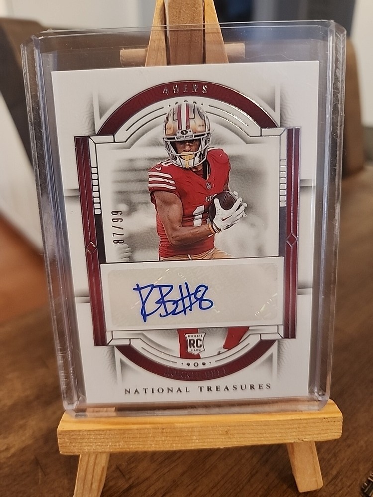 2023 PANINI NATIONAL TREASURES RONNIE BELL RC AUTO /99 SAN FRANCISCO 49ERS