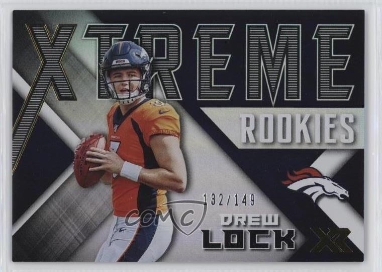 2019 Panini XR - Xtreme Rookies Drew Lock #X-4 /149 (RC)