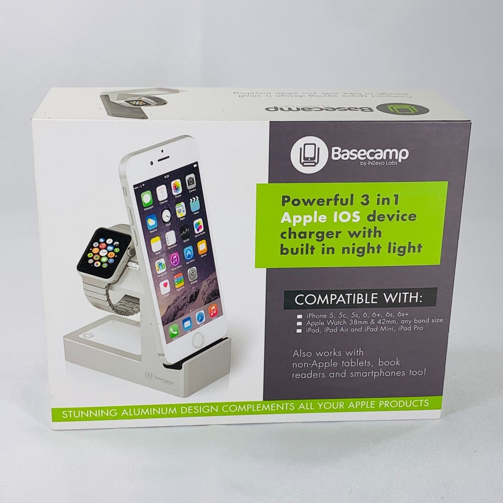 3 in 1 Charging station for Apple iPhones, Watch, & Tablets (Can Use Your USB)