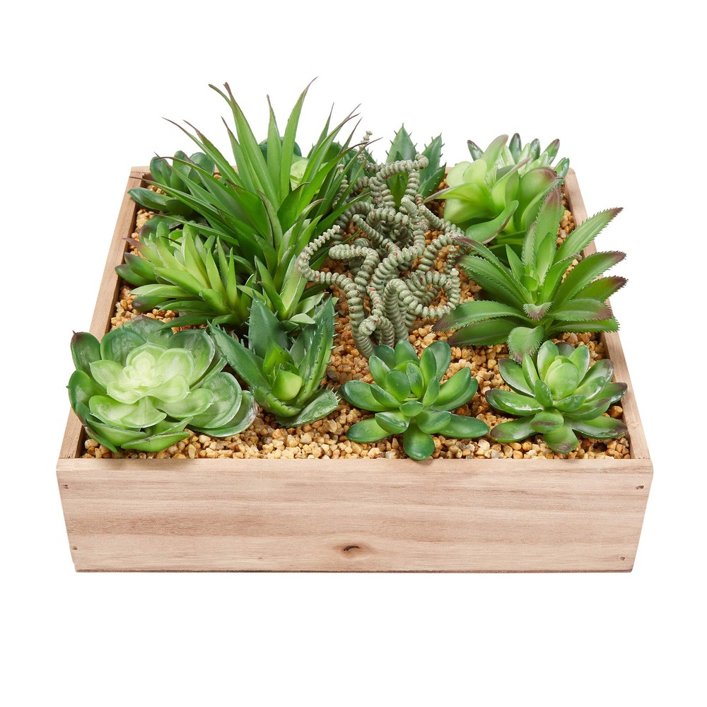 Realistic Artificial Succulent Set – 10-Piece Vibrant Faux Greenery Arrangement for Home Décor, Office, or Tabletop Display – Lifelike Plastic Plants for Effortless Style