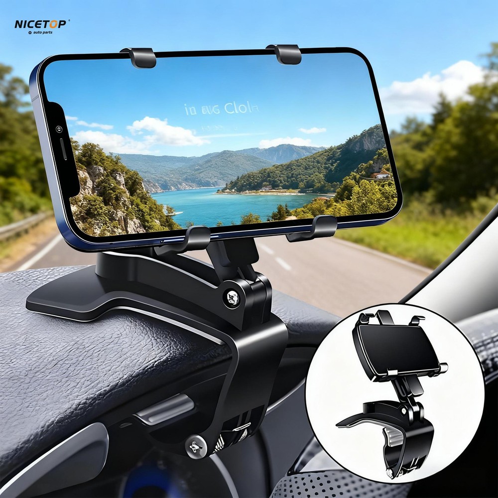 Universal 360° Car Phone Mount Holder For Cell Phone Samsung Galaxy iPhone