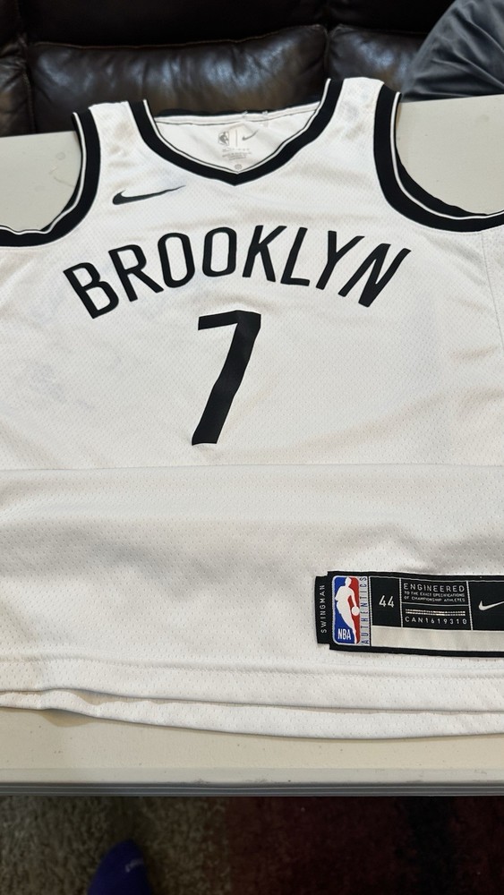 Nike Brooklyn, Nets Kevin Durant Jersey White Size 44