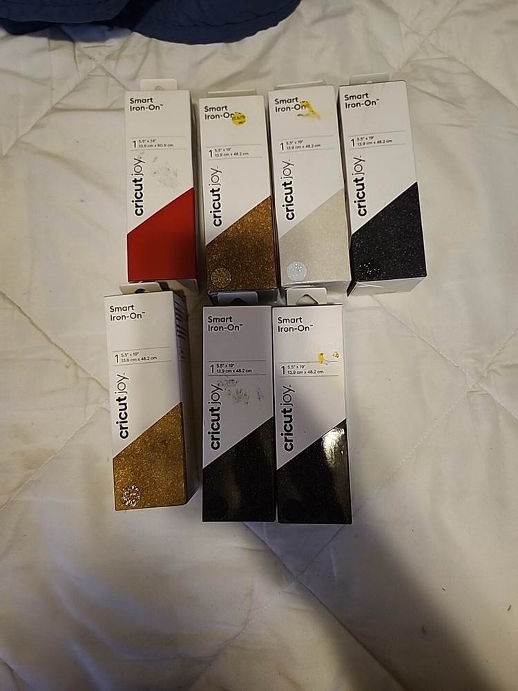 Cricut Joy Smart Iron-On . Lot Of 7. Brand New