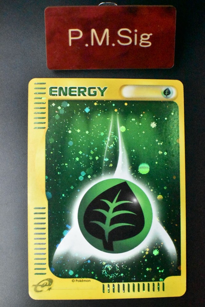 Grass Energy McDonald's Promo 2002 e series Holo Japanese Pokemon Card