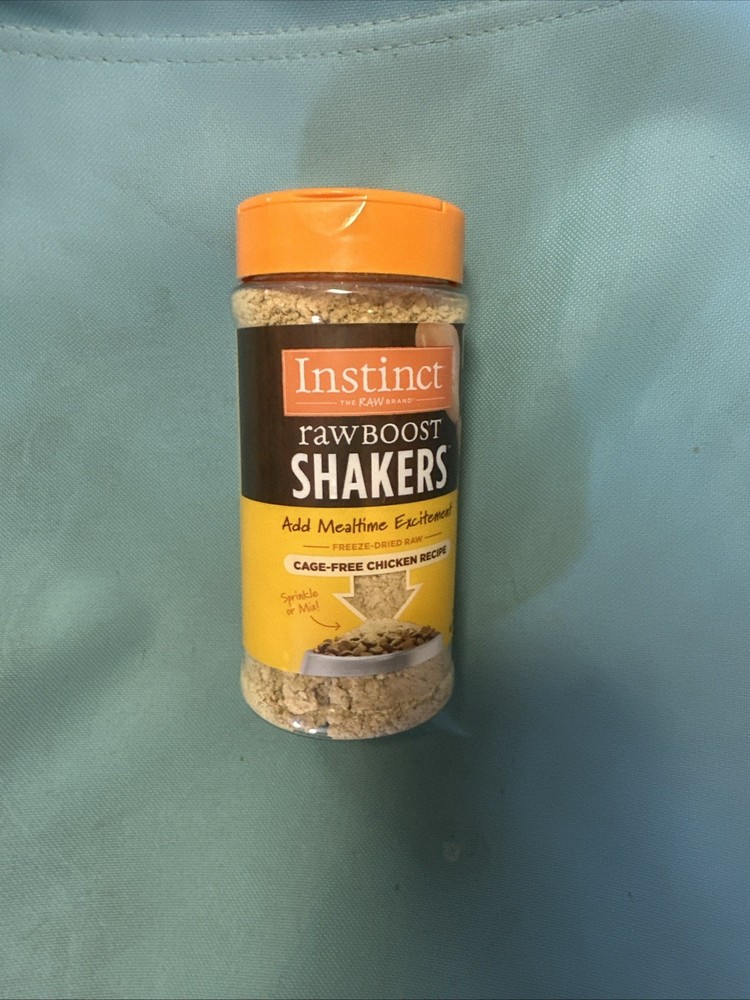 Instinct Raw Boost Shakers Cage Free Chicken Freeze Dried Dog Food Topper 5.5Oz