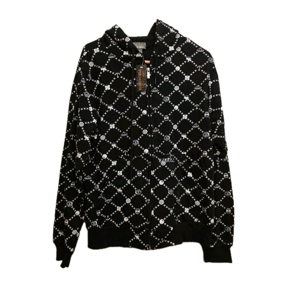 EZEKIEL Black Hoodie Men's Size Medium  NWT