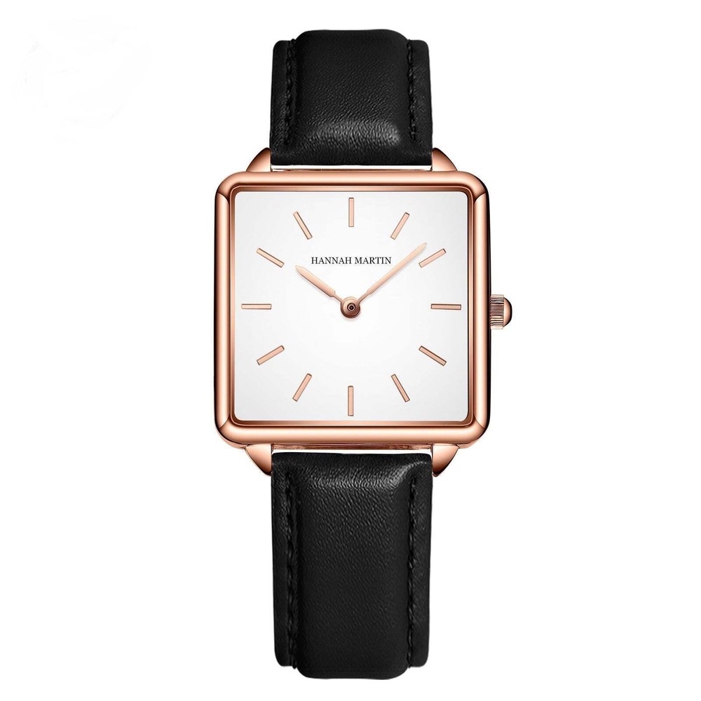 Stylish Luxury Square Dial Watch for Women with Stainless Steel Band
