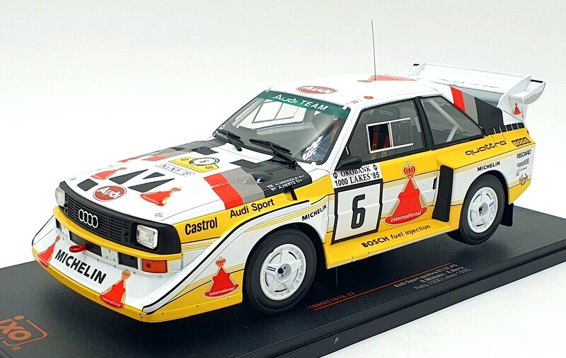 IXO Models 1/18 Scale 18RMC161B - Audi Sport Quattro S1 E2 1000 Lakes 1985 #6