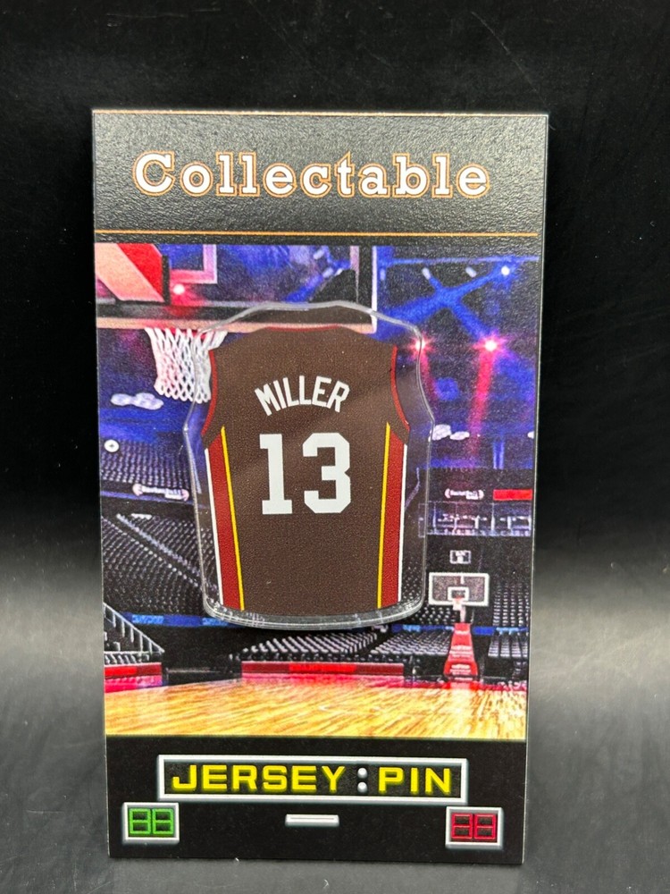 Miami Heat Mike Miller jersey lapel pin-Classic RETRO Collectable