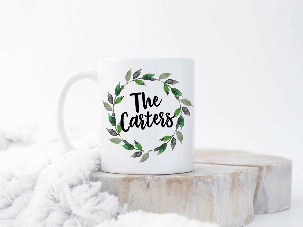 Custom Last Name Mug Family Est Mug Custom Last Name Coffee Mug Personalized