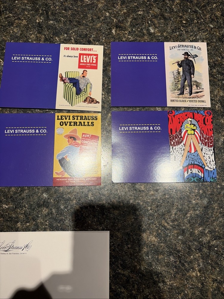 Levi Strauss Blank Cards And Envelopes