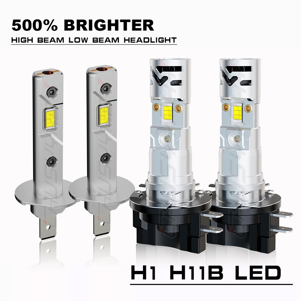 H1+H11B For Hyundai Sonata SE Sedan 4-Door 2009-2010 LED Headlight Bulbs 4X