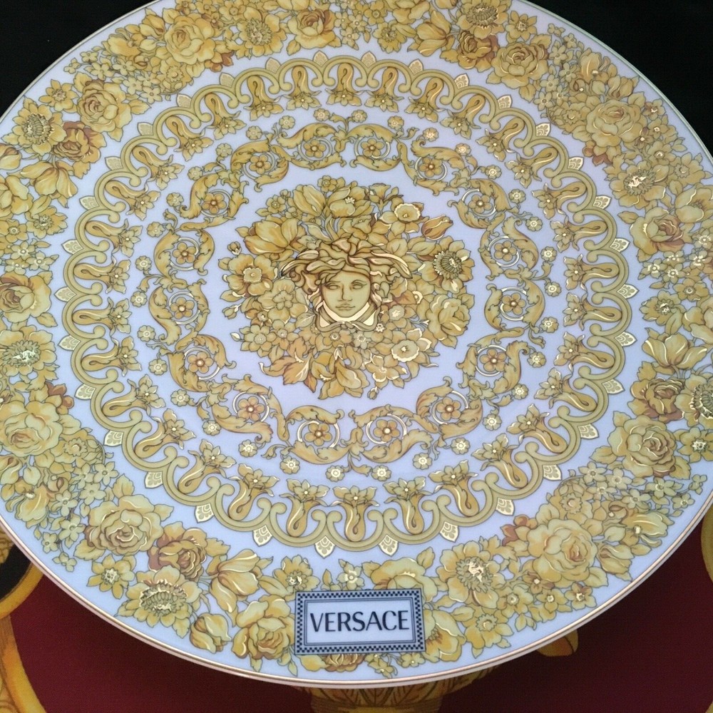 VERSACE CHARGER PLATE FRUIT SERVICE MEDUSA  SERVICE PLATE 13
