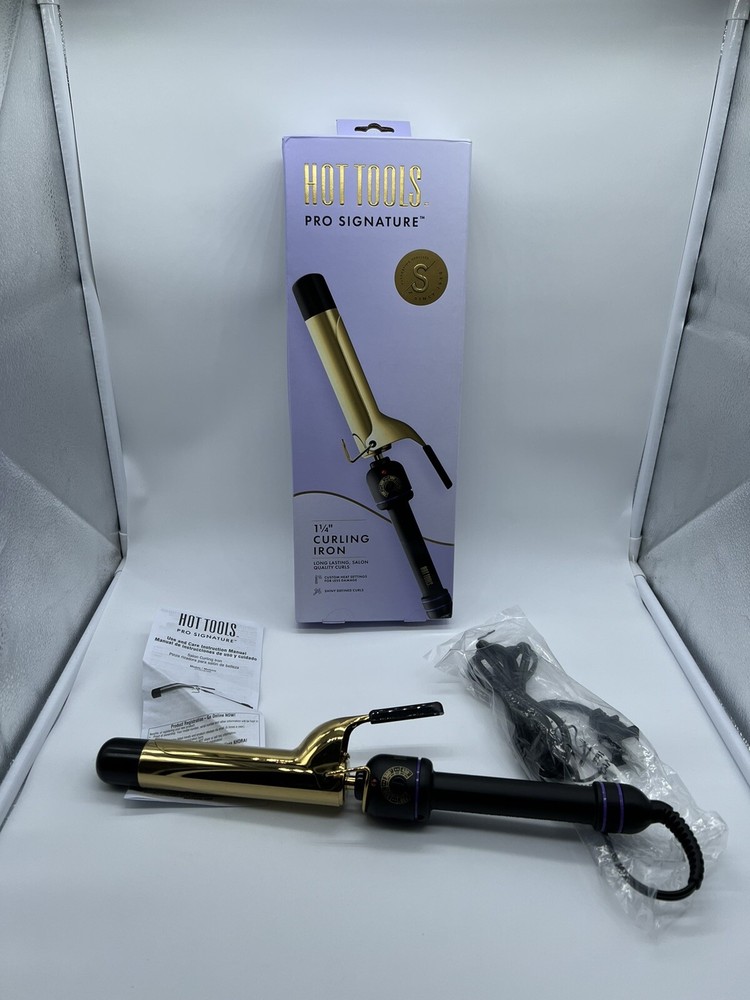 Hot Tools Gold Signature Series 1.25 Inch Curling Iron Wand