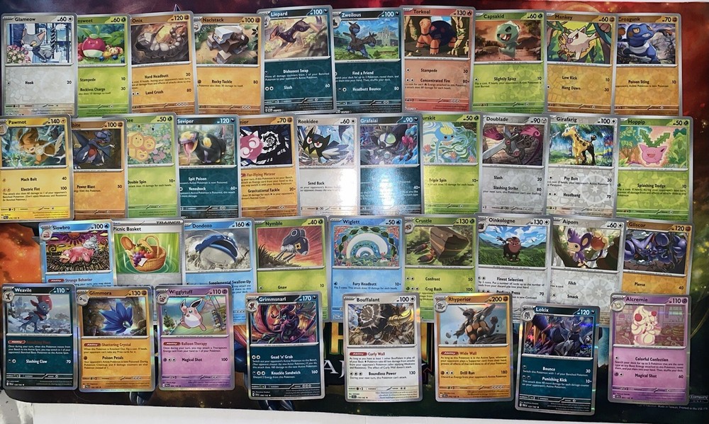 Pokemon Scarlet Violet 38 Reverse Holo & Holo Lot NM Pack Fresh