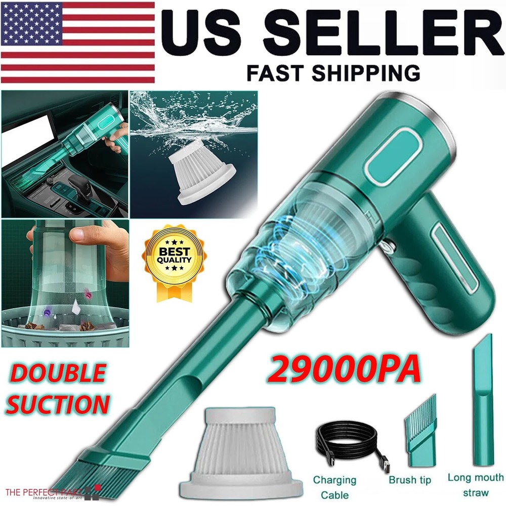 29000PA Cordless Hand Held Vacuum Cleaner Mini Portable Car Auto Home Wireless