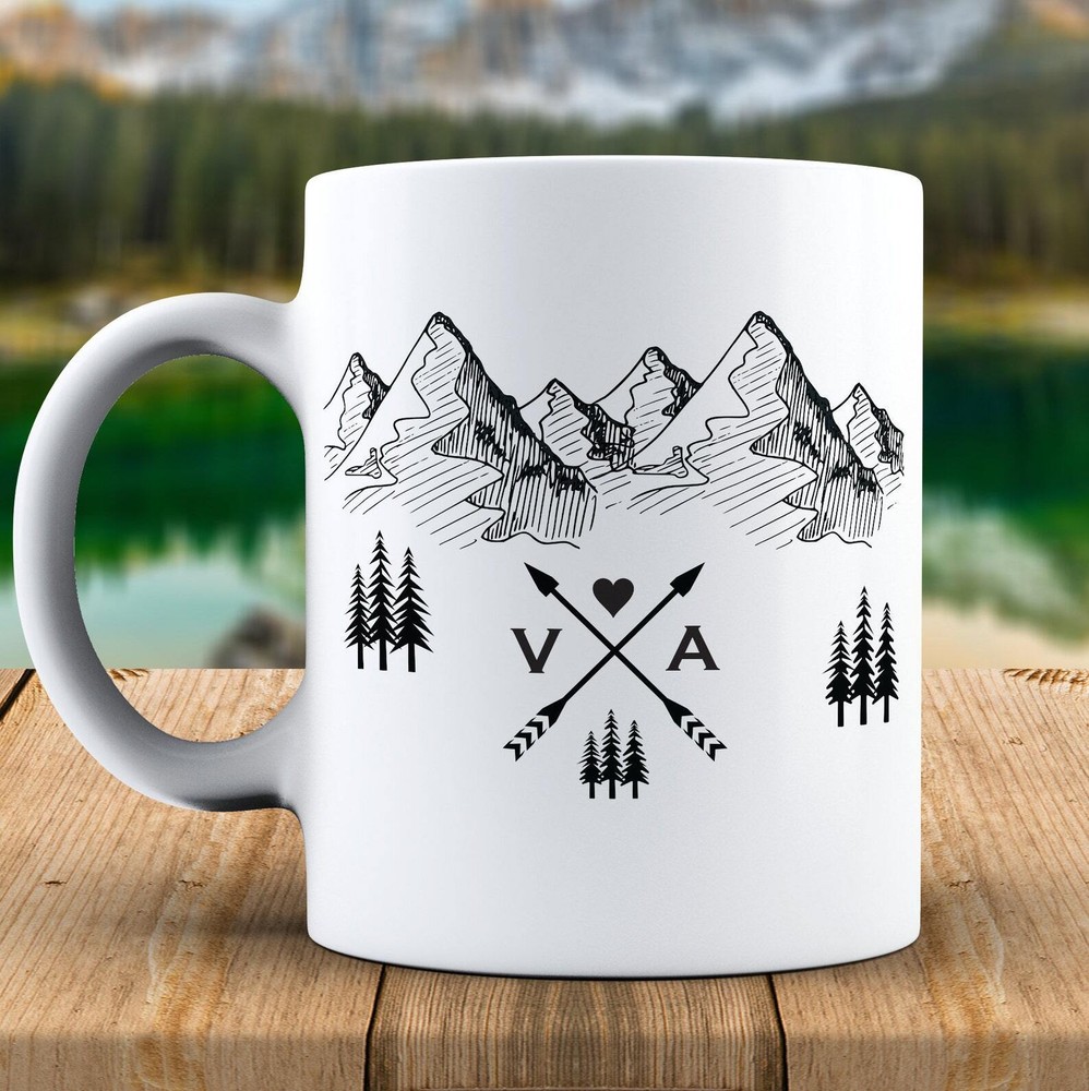 Camp Mug Personalized Camper Mug Custom Initials Mug Coffee Mug Mug Funny Mug