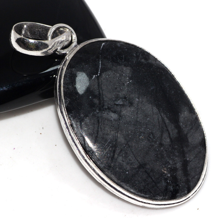 Picasso Jasper 925 Silver Plated Gemstone Handmade Pendant 2