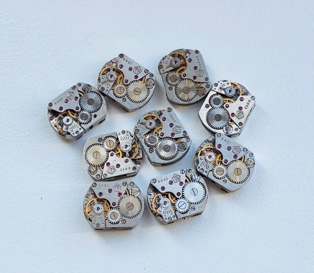 LOT of 9 Watch  Movements Steampunk Parts Altered Art