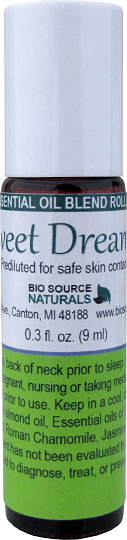 Sweet Dreams Essential Oil Roll-On 0.3 fl oz Amber Glass