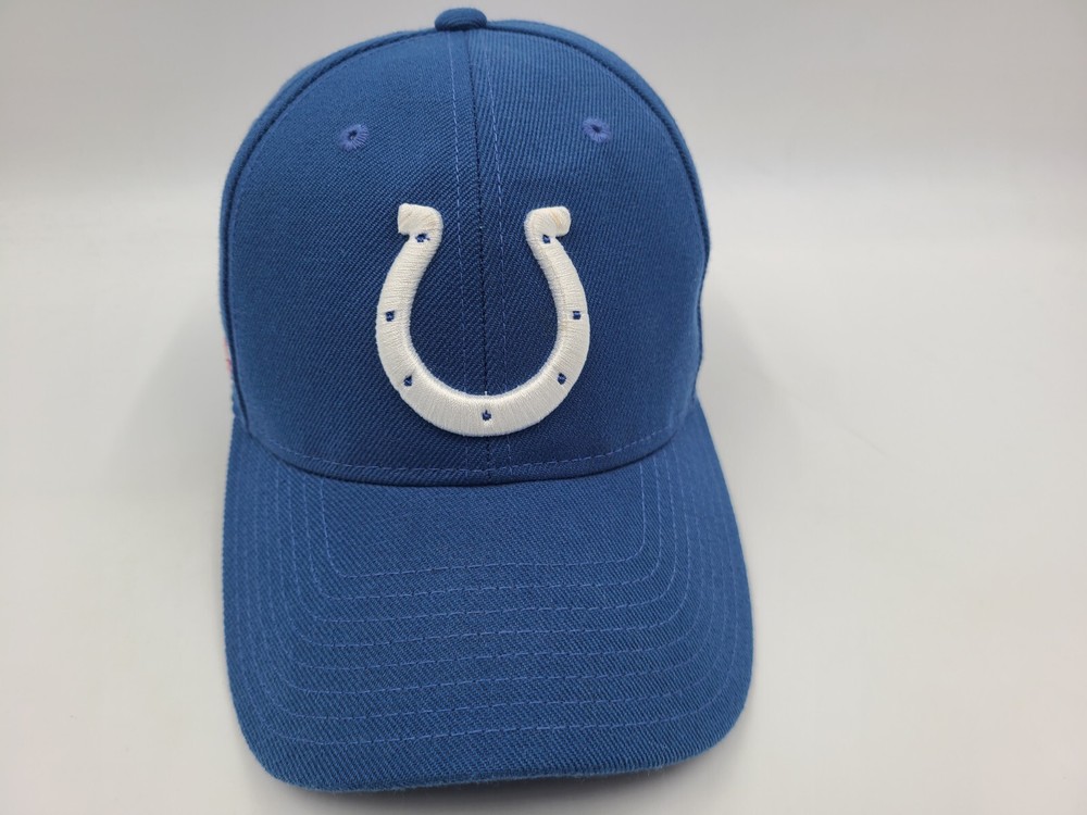 Indianapolis Colts Reebok On-Field Adjustable NFL Hat in Blue and White