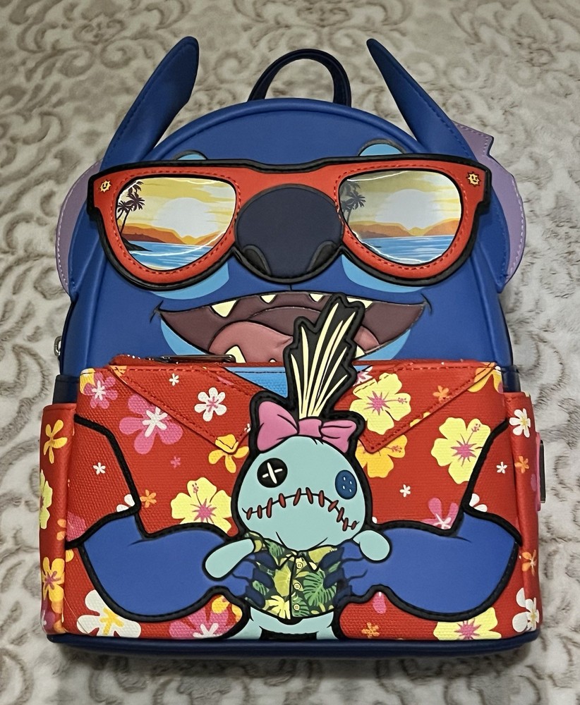 Loungefly SDCC Limited Edition Stitch Vacation Mini Backpack