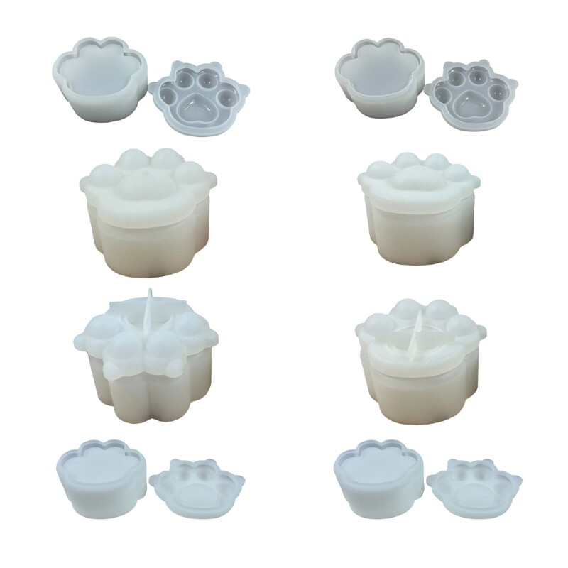 Paw Shaped Silicone Mold for Epoxy Resin Crafts Nonstick DIY Mold Making Supplies