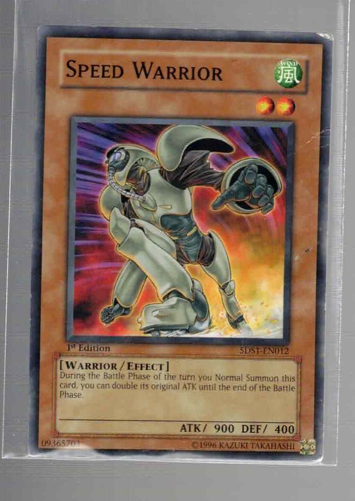 Speed Warrior 5DS3-EN011 Starter Deck Duelist Toolbox 1st Edition