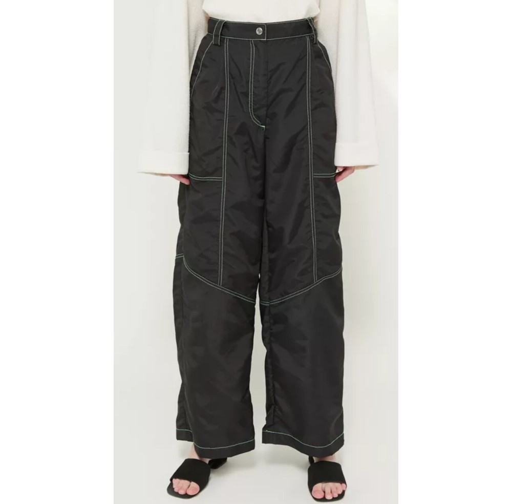 URBAN OUTFITTERS Mathias High-Waisted Nylon Wide Leg Pants Size 4