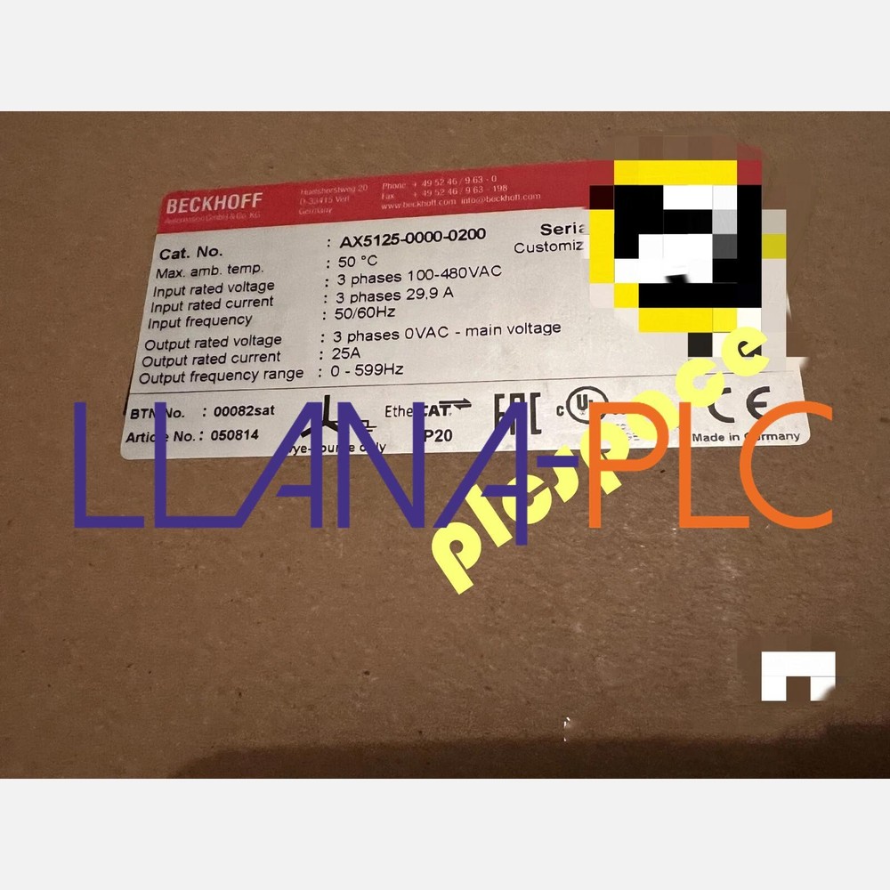 Beckhoff AX5125-0000-0200 brand new Servo driver AX5125-0000-0200