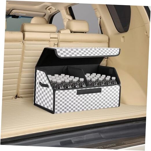 SUV and Sedan Leather Foldable Car Trunk Organizers and Storage