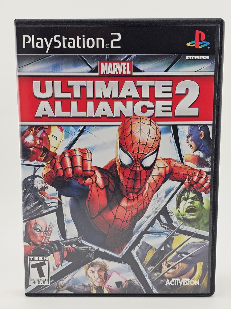 Sony Playstation 2 PS2 Marvel Ultimate Alliance 2 CIB Cleaned & Tested