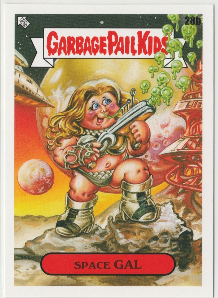 Space Gal #28b Garbage Pail Kids GPK 2023 Intergoolactic Mayhem Trading Card