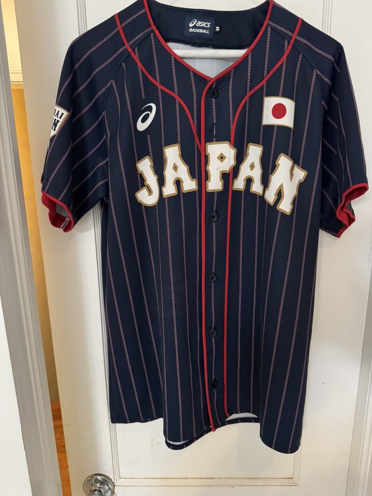 ASICS Baseball Replica Uniform Japan National Team Samurai Japan