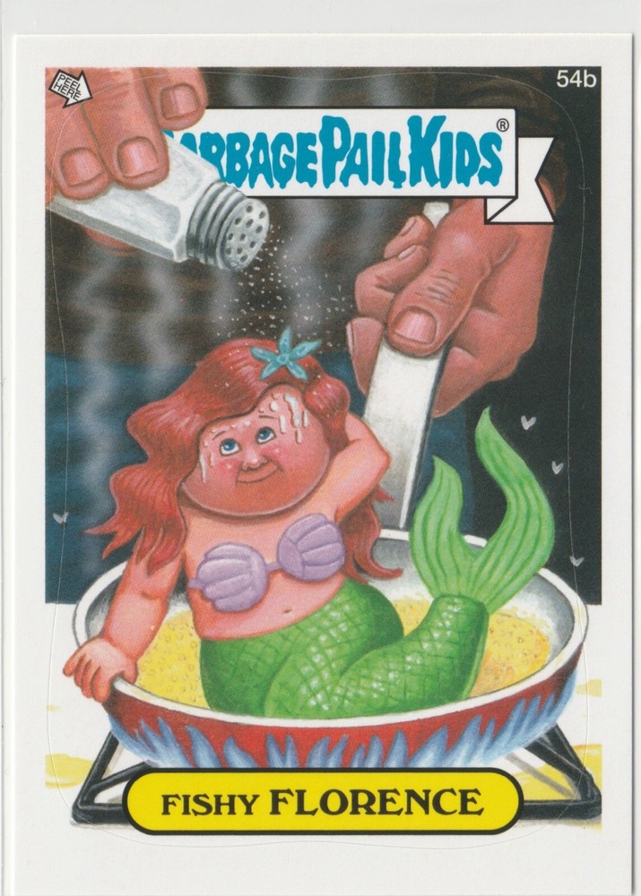 Fishy Florence #54b Garbage Pail Kids GPK 2012 Series 1 BNS1 Brand New