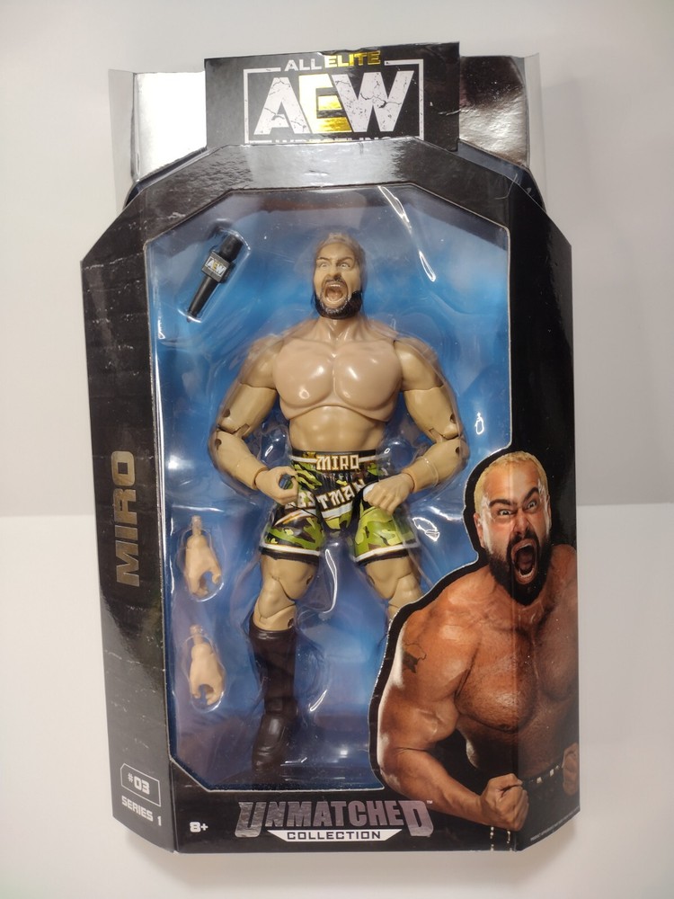 Jazwares AEW Unmatched Series 6 Miro 6-Inch Collectible Wrestling Action Figure AEW0160