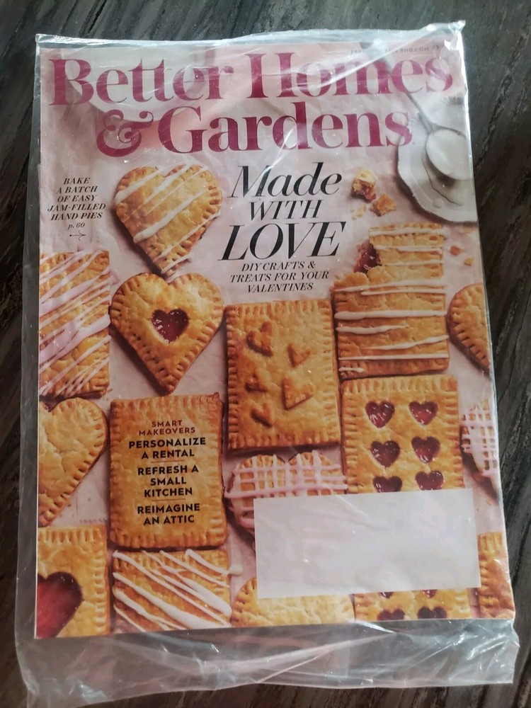 Better Homes Gardens Made with Love Feb 2019 New Sealed Issue