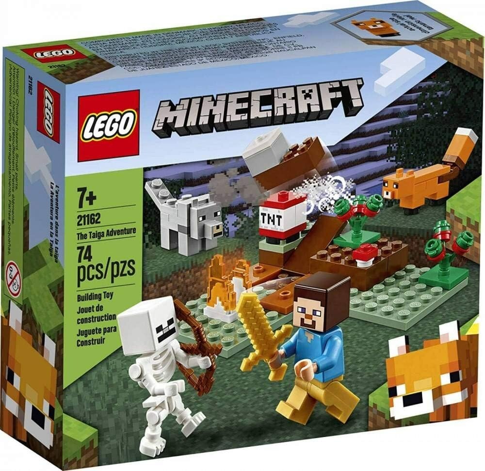 LEGO Minecraft Taiga Adventure 21162 Building Set with Box Damage