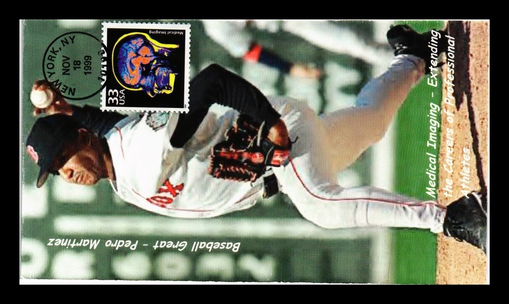 DR JIM STAMPS US COVER MEDICAL IMAGING FDC PEDRO MARTINEZ BASEBALL GREAT