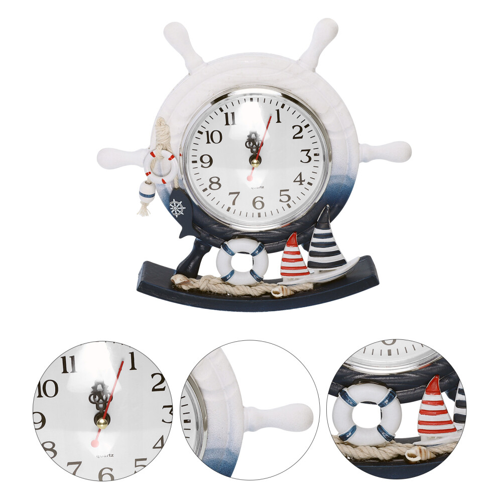 Swing Clock Seaside Ornament Ocean Decor Dinner Table Dining
