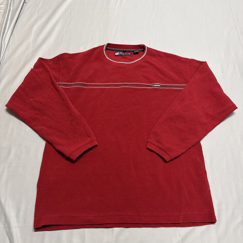 Vintage Y2K Point Zero Shirt Mens XL Red Surfer Grunge 90s Sweatshirt Skate