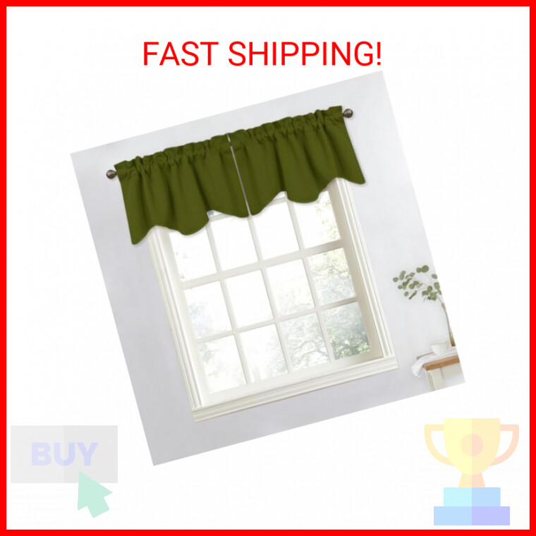NICETOWN Camper RV Window Valance Decor 52x18 Inches Solar Blocking Design