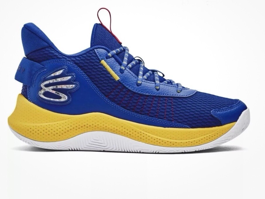 Men's Under Armour Basketball Shoes 11 Curry 3Z7 Sneakers Warrior Blue Yellow