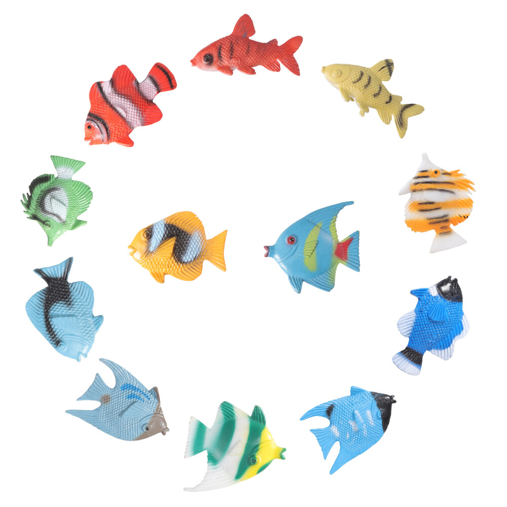 Mini Tropical Fish Figures Craft Decorations Sea Life Toys Small Child
